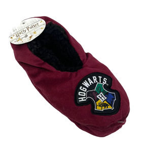 Harry Potter Maroon Youth Kids Unisex‎ Size 3-5 Slipper Socks M/L Cozy Gripper